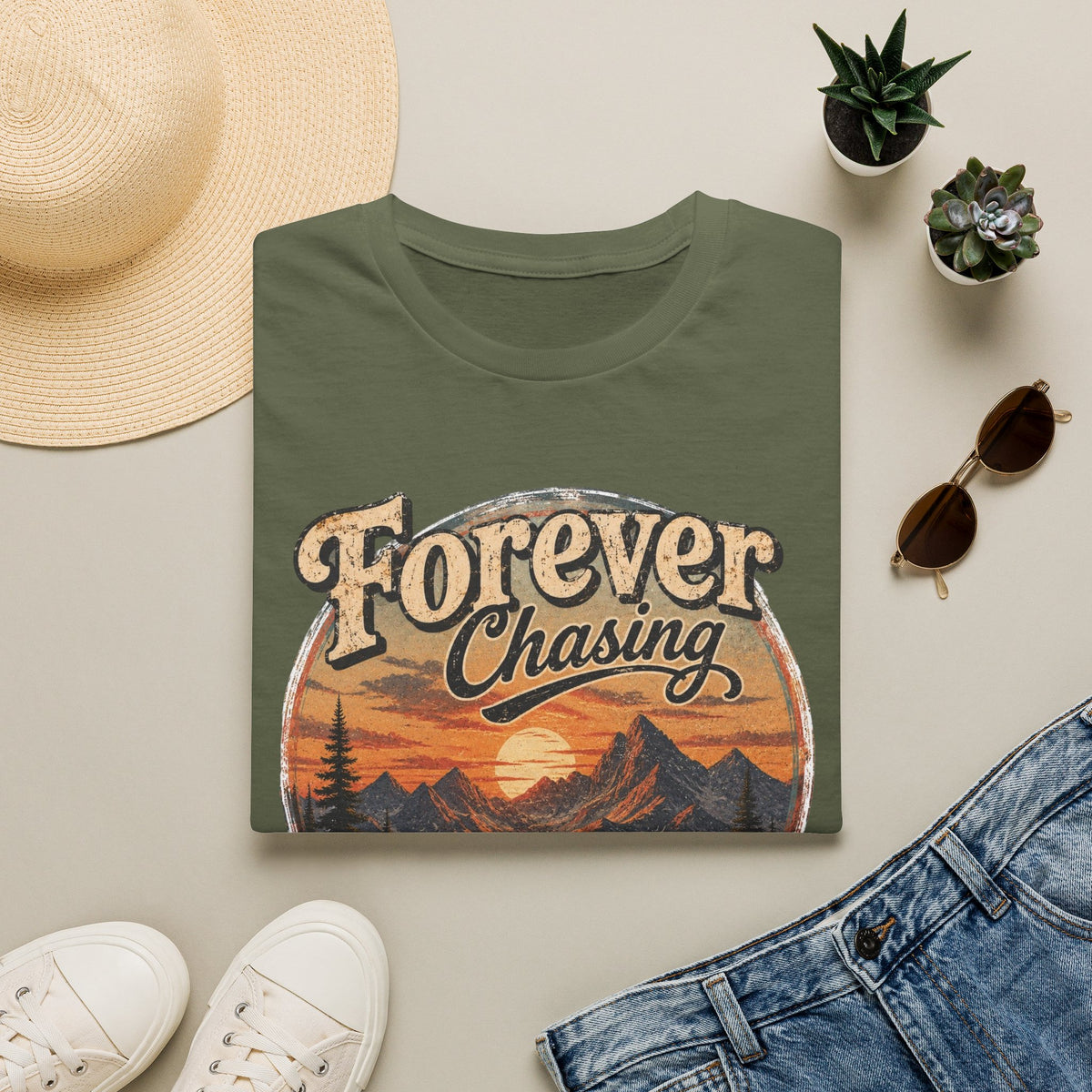 Forever Chasing Sunsets- Mountains