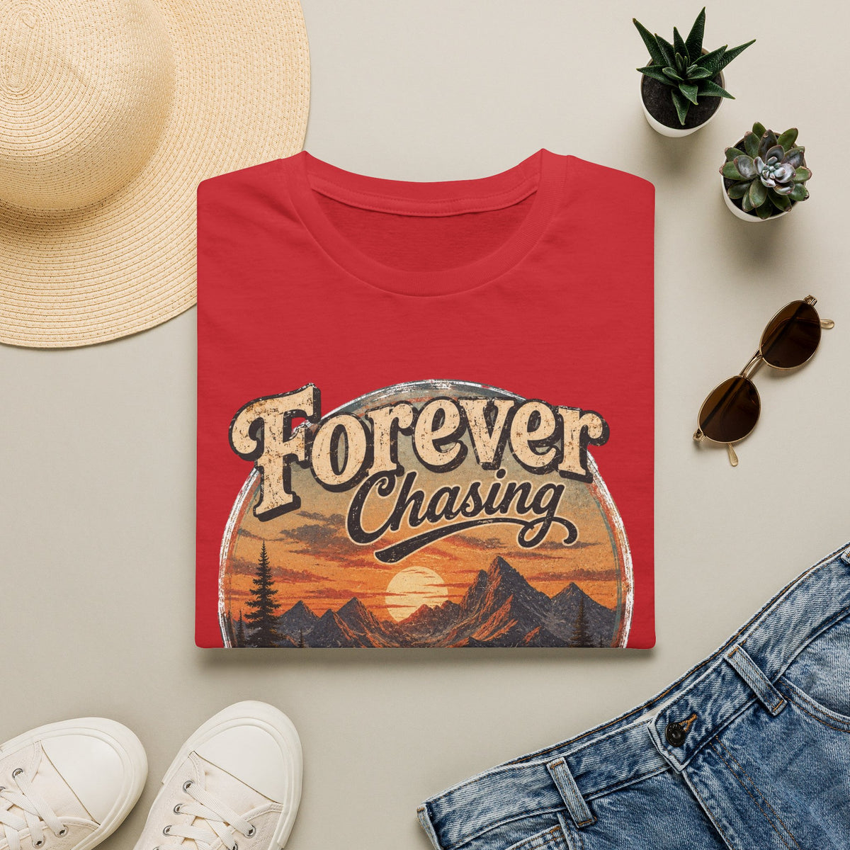 Forever Chasing Sunsets- Mountains