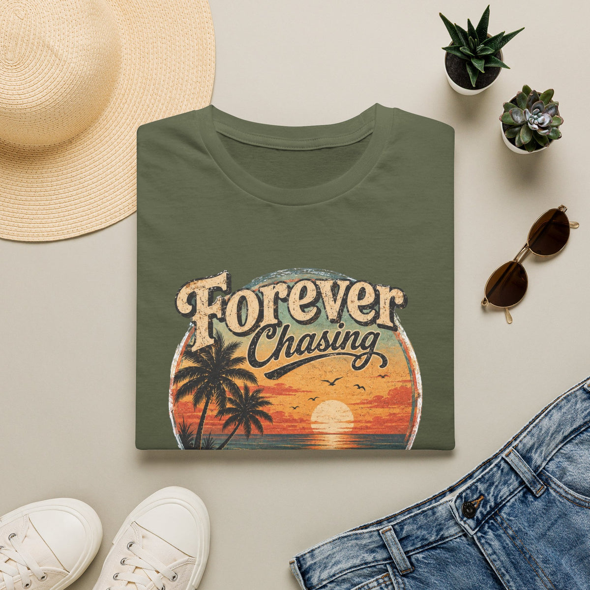 Forever Chasing Sunsets- Beach