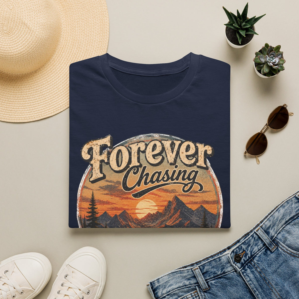 Forever Chasing Sunsets- Mountains