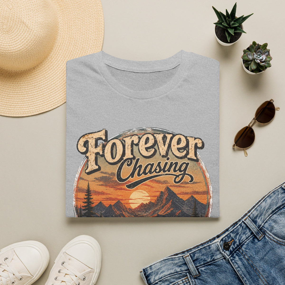 Forever Chasing Sunsets- Mountains
