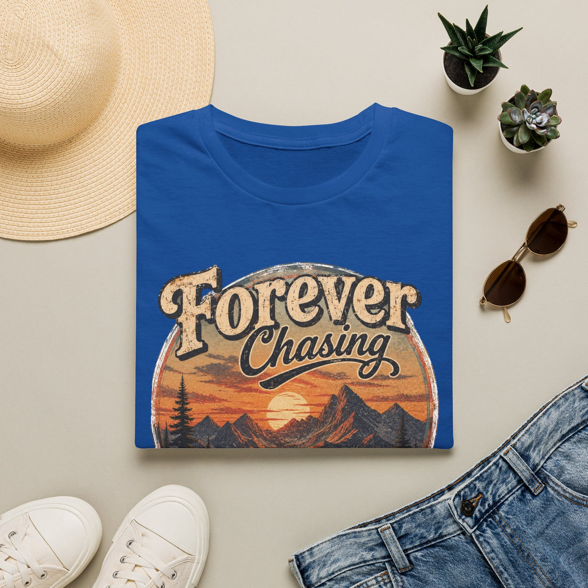 Forever Chasing Sunsets- Mountains