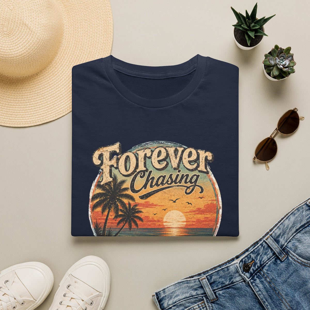 Forever Chasing Sunsets- Beach