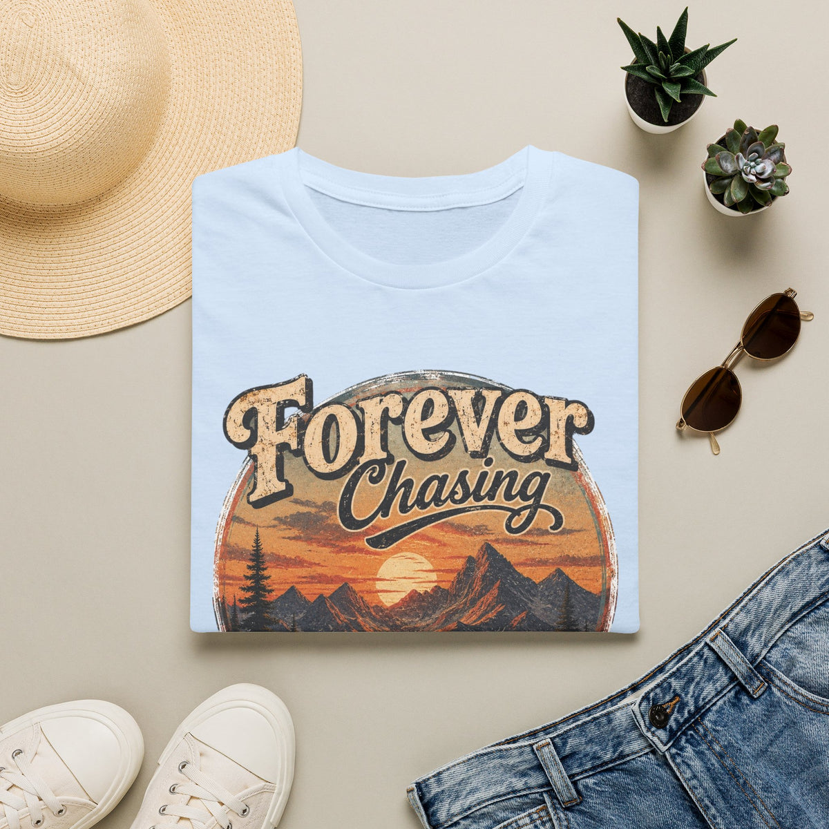 Forever Chasing Sunsets- Mountains