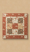 Vintage Floral Patchwork Quilt
